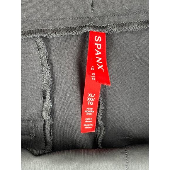 SPANX Ponte Wide Leg Pant Black XL Pull On Elastic Waist Women - Picture 4 of 5